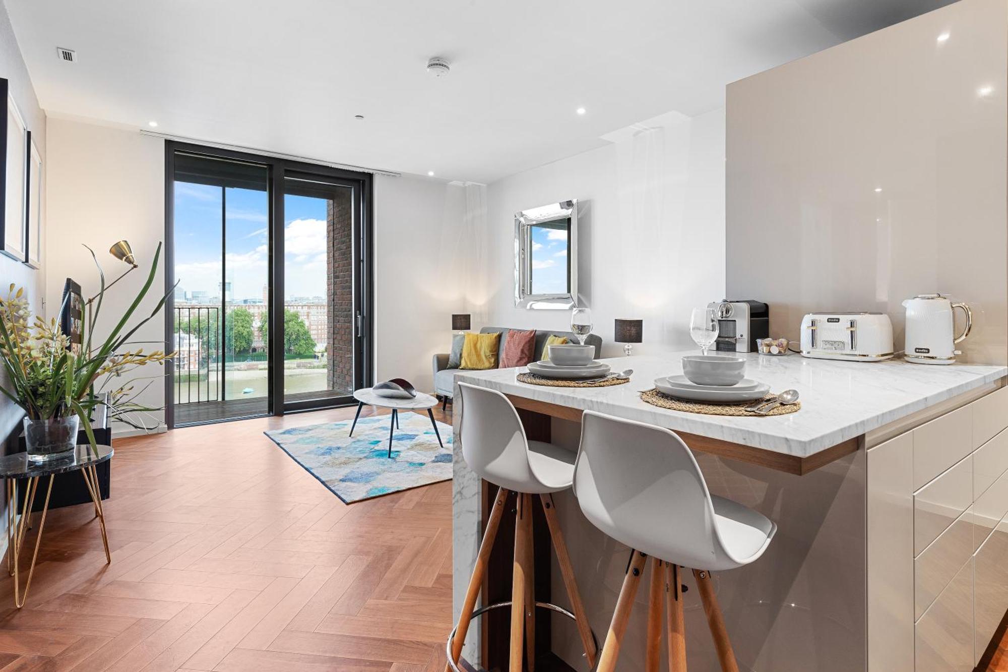 River Panorama Central London 2 Bedroom New Development Zewnętrze zdjęcie